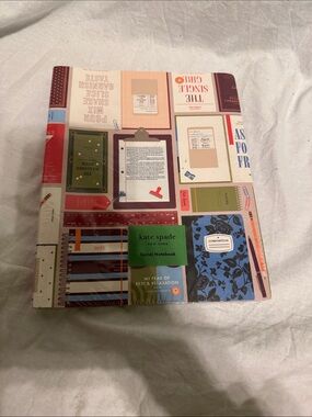 kate spade Multi-Color Collage Spiral Notebook